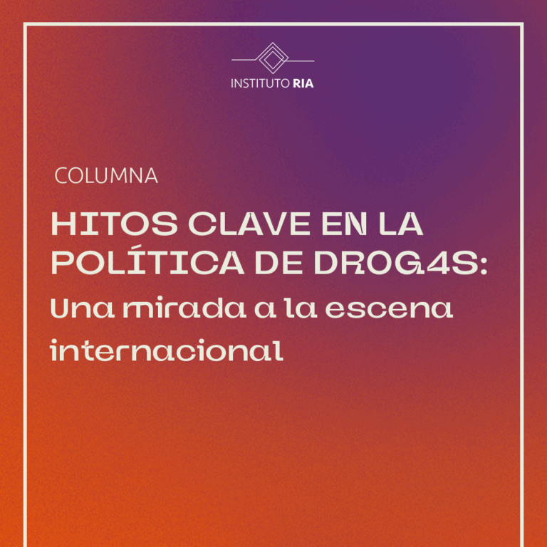 Hitos clave en política de drogas: una mirada a la escena internacional