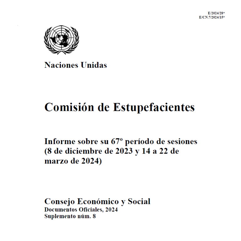 Contribución para el informe CND 67°